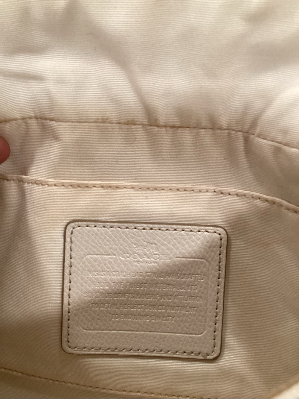 Coach Mini Ruby Crossbody in Ecru Leather🏝️🏝️ #F34604 🏝️🏝️ - Picture 7 of 13
